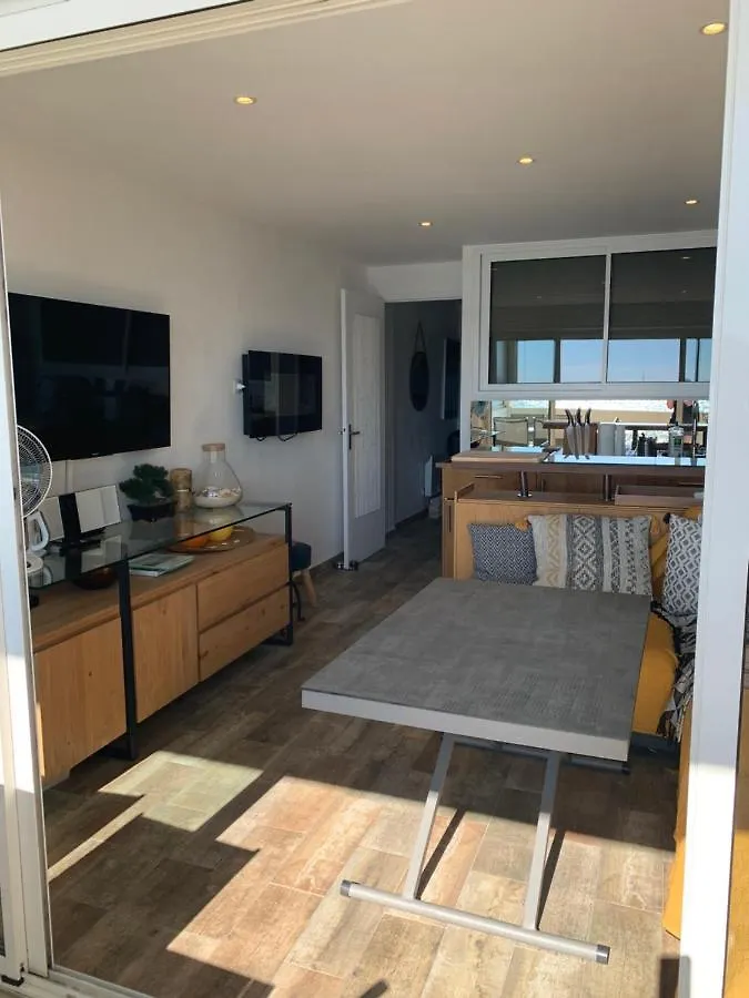 T3 Les Pieds Dans L'Eau, Plage Du Cros, Vue Mer Apartment Six-Fours-les-Plages